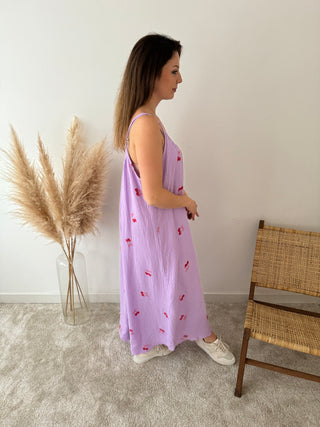 Cherry lila tetra dress