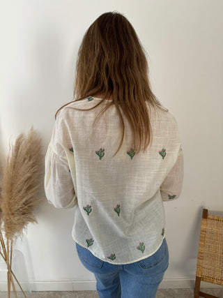 Cactus long sleeve blouse