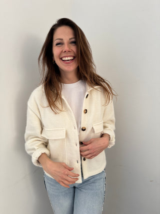 White spring jacket