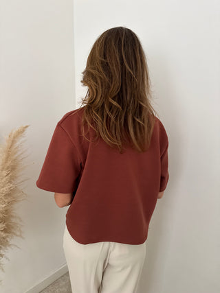 Super soft terracotta t-shirt