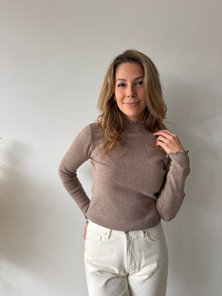 Taupe soft souspull