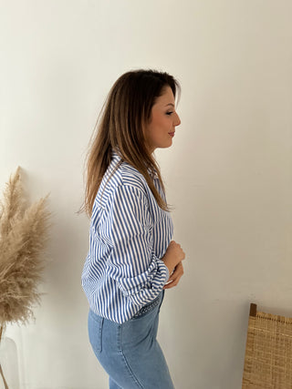 Perfect blue striped shirt