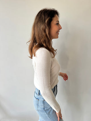 White longsleeve top