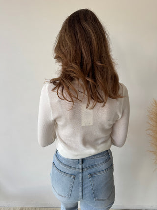 White longsleeve top
