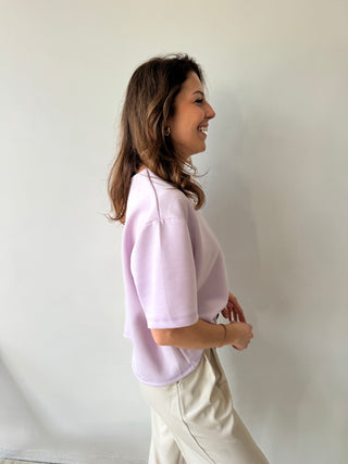 Super soft lila t-shirt