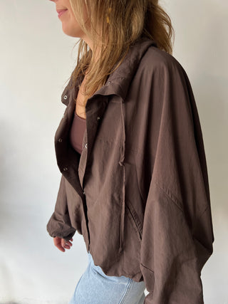 Brown lightweight jacket
