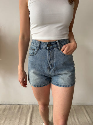 Denim stars shorts