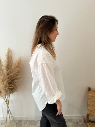 Perfect classic white blouse