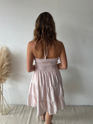 Pink summer dress
