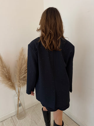 Sparkling navy blazer
