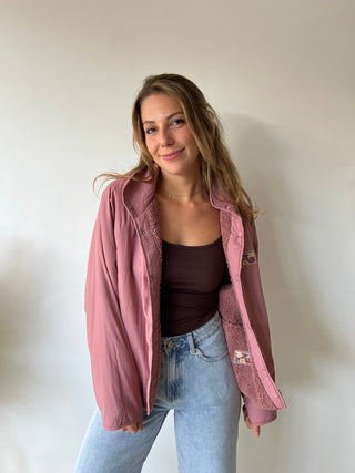 Old pink reversible jacket