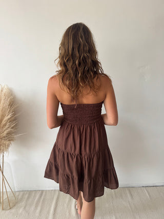 Brown summer dress