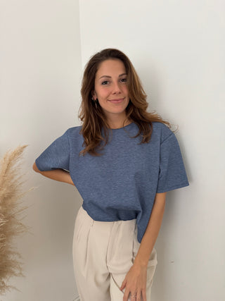 Super soft blue jeans t-shirt