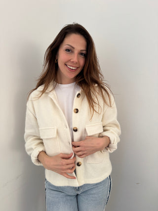 White spring jacket