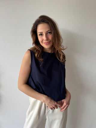 Navy summer top
