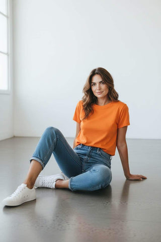 Simple orange t-shirt