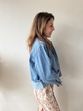Blue denim jacket