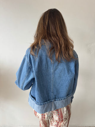 Blue denim jacket