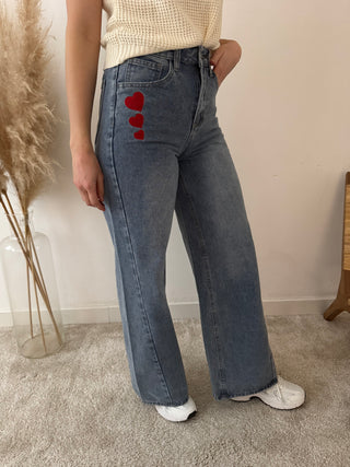 Hearts wide jeans