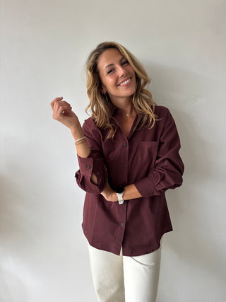Classic burgundy shirt