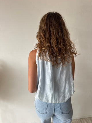 Blue summer top