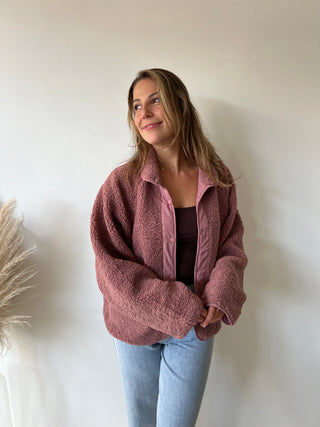 Old pink reversible jacket