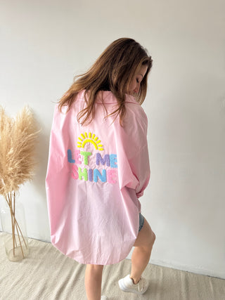 Pink let me shine shirt