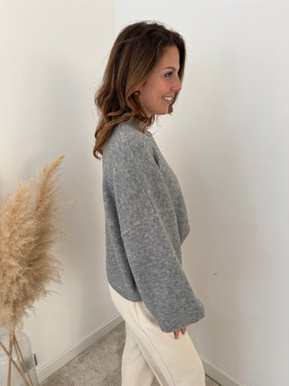 Simple soft grey knit