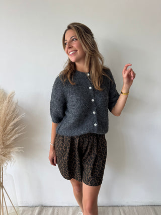 Leopard autumn short