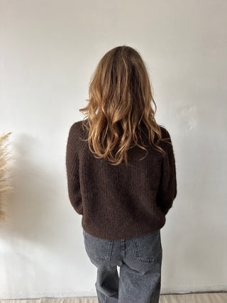 Soft brown knit