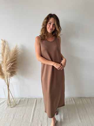Brown soft dress