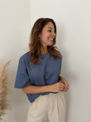 Super soft blue jeans t-shirt