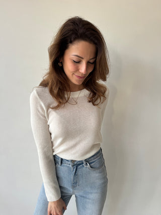 White longsleeve top