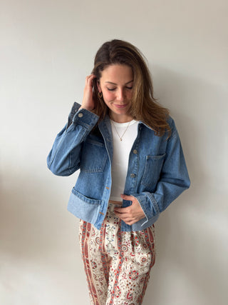Blue denim jacket