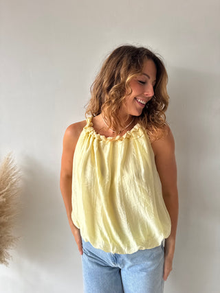 Yellow summer top