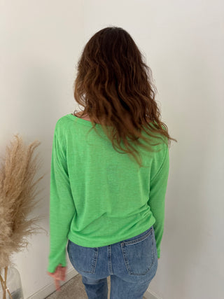 Soft green long sleeve t-shirt