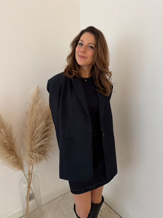 Sparkling navy blazer