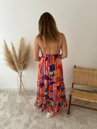 Colorful maxi dress