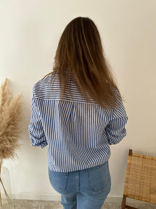 Perfect blue striped shirt