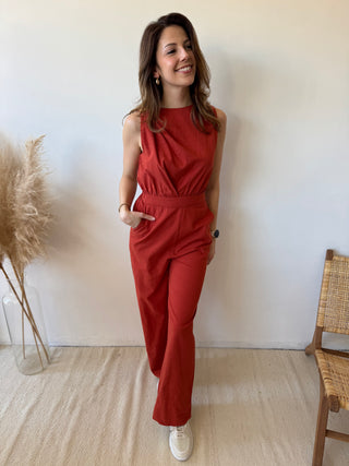 Terracotta classy jumpsuit