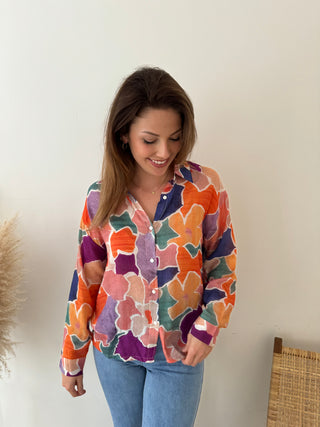Colorful summer blouse