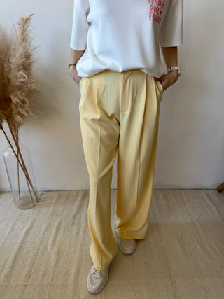Yellow summer pants