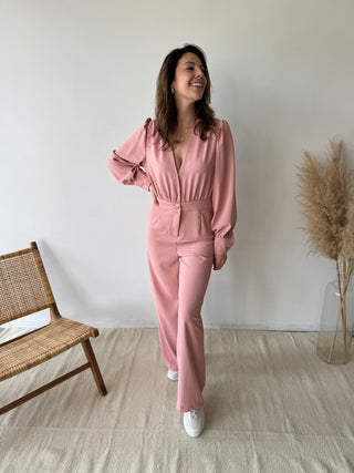 Pink classy jumpsuit