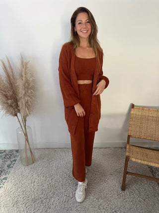 Terracotta knit set