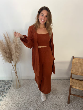 Terracotta knit set