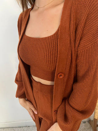 Terracotta knit set