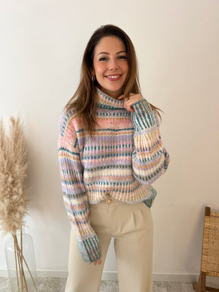 Favorite pastel turtleneck knit