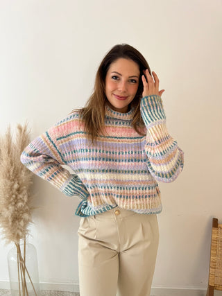 Favorite pastel turtleneck knit