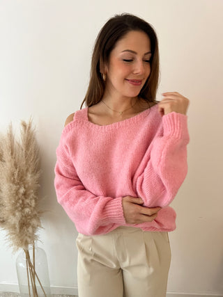 Soft pink Emma knit