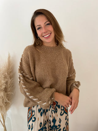 Favorite Lily camel knit